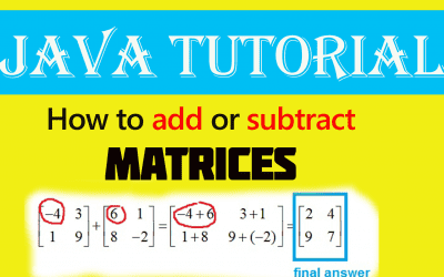 How to add or subtract two matrices