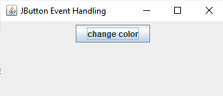 JButton Event Handling