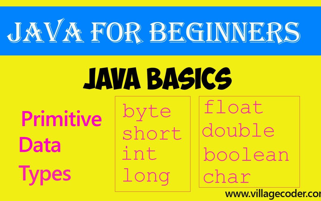 Primitive Data Types in Java