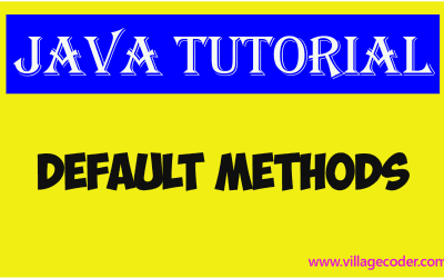 Java – What are Default methods in interface?