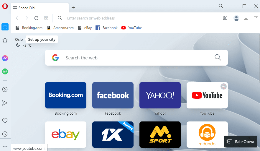 Opera browser