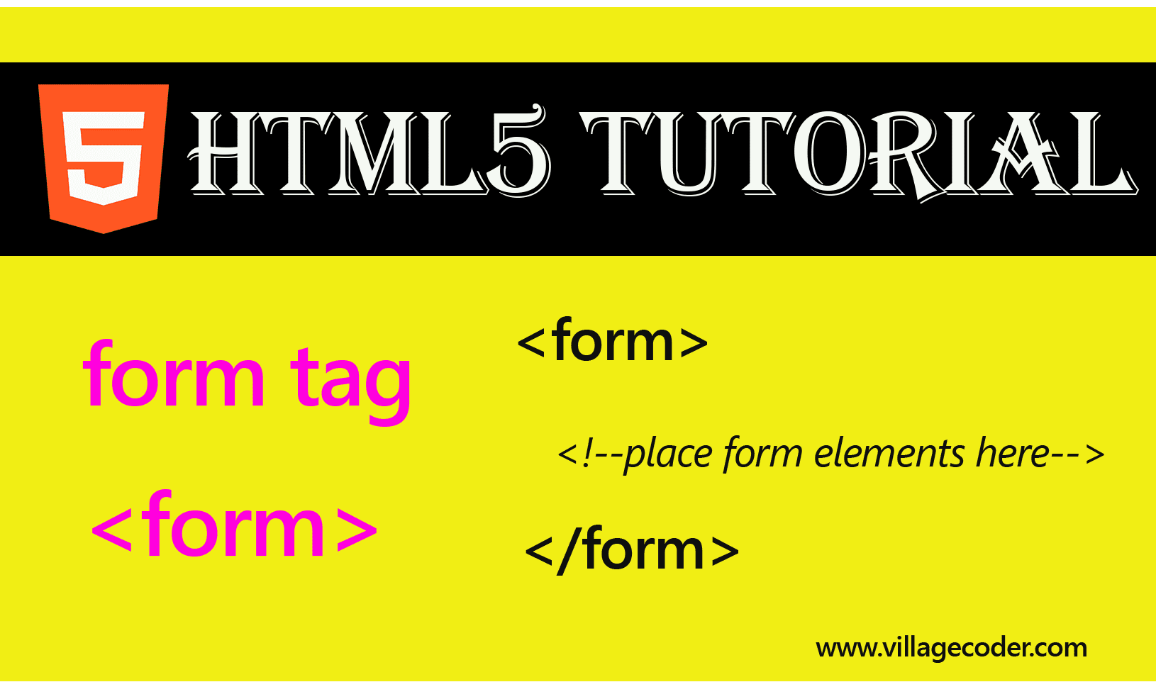 HTML tag