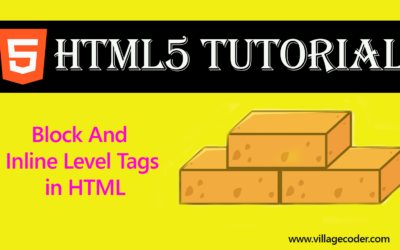Block And Inline Level Tags in HTML