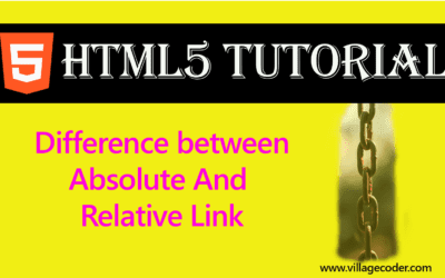 Difference Between Absolute and Relative References in HTML