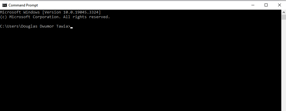 Windows command prompt