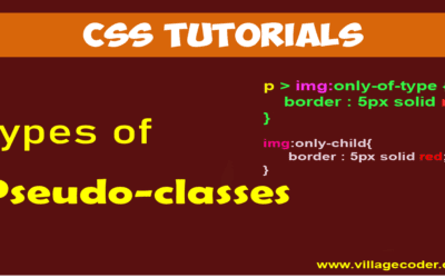 Types of Pseudo-classes