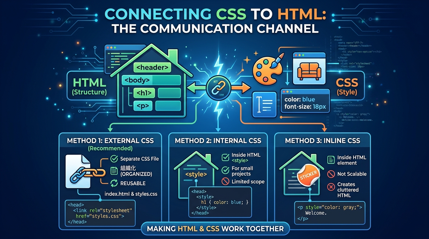 Connecting CSS to HTML